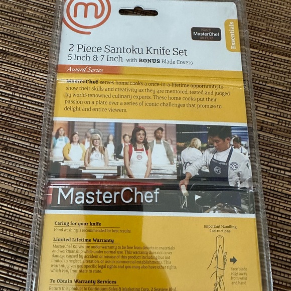 MasterChef 2 Piece Santoku Knife Set - Picture 6 of 6